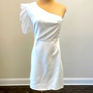 Asymmetric One Shoulder Dress